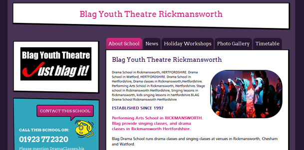 Your School's Microsite